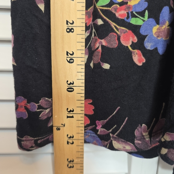 EXPRESS Black Floral Lace Back Romper Pockets Sz Small Boho Romantic Cottagecore - Picture 13 of 13